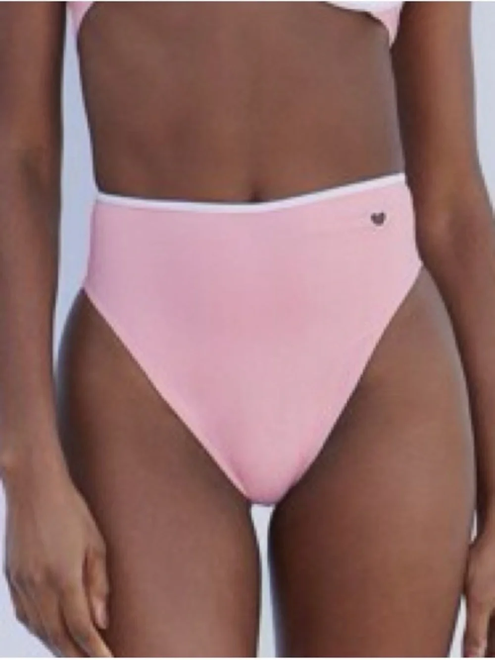 NWT Frankies Bikinis x Victoria’s Secret Pink Bikini Bottom Medium High Waist
